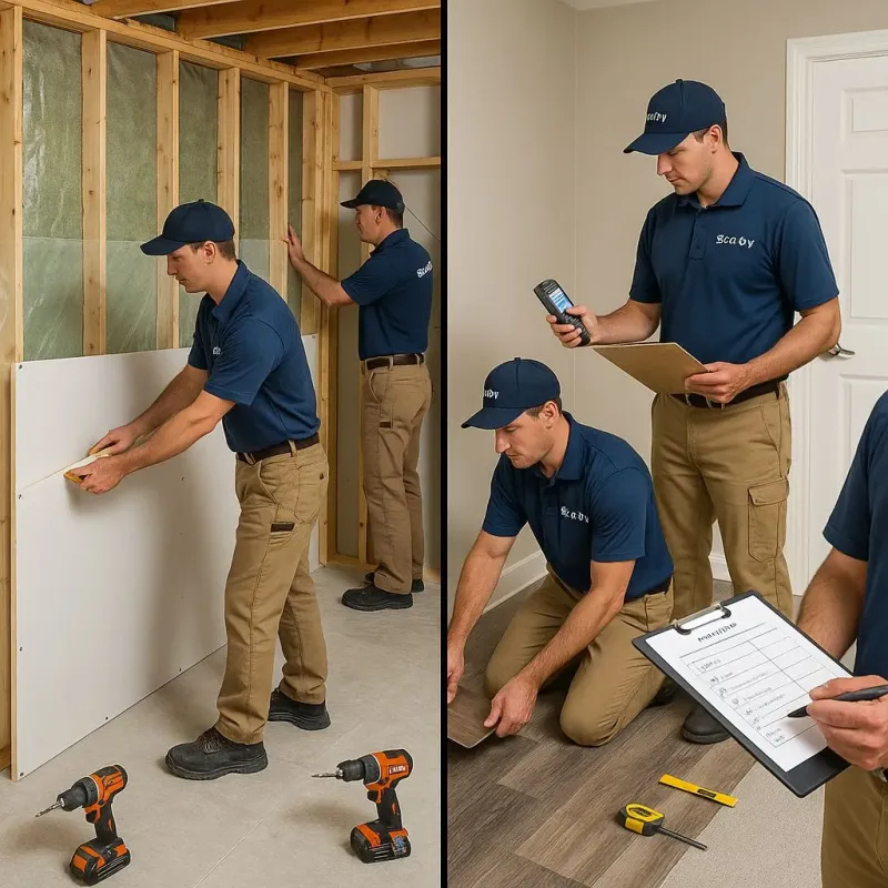 Repairs and Reconstruction process in Oyster Creek, TX