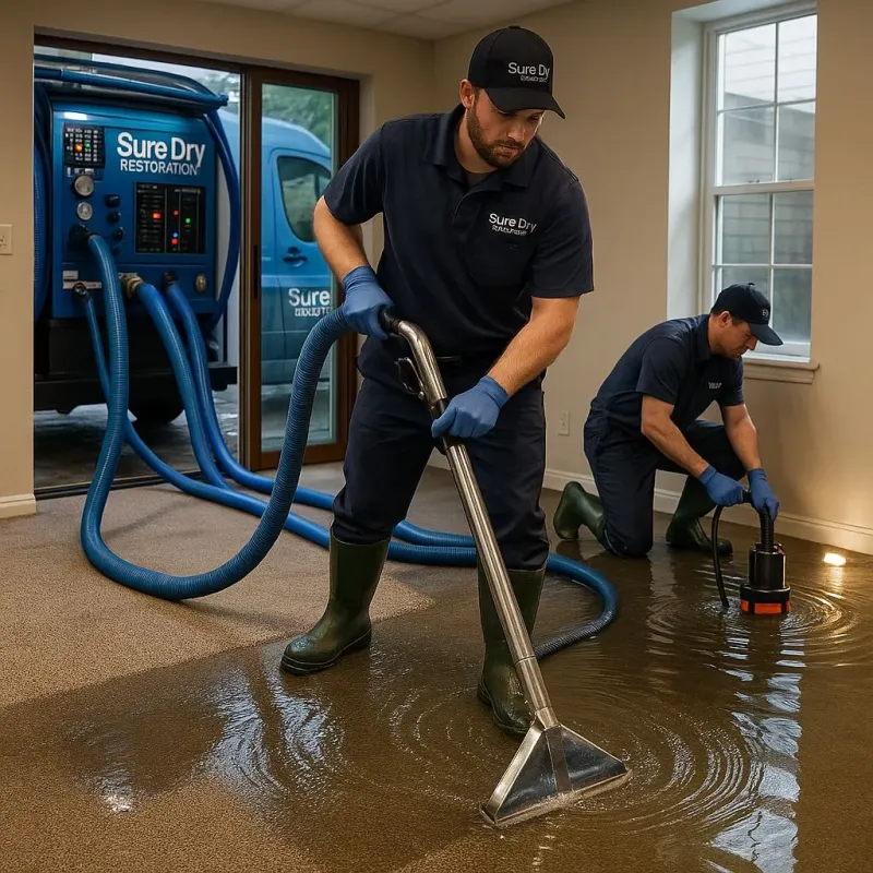 Water Extraction and Removal process in Oyster Creek, TX